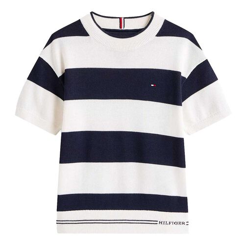 Tommy Hilfiger Rugby Stripe Sweater SS 8-10Y